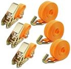 LuxusKollektion Spanngurt Spanngurt-Set 1200kg 6m orange (3-St)