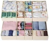 LuxusKollektion Schubladeneinsatz Schubladen Organizer 16er Set Beige f&uuml;r...