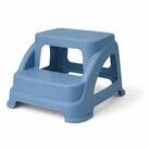 Mojawo Fu&szlig;hocker Zweistufiger Tritthocker Trittstufe Hocker Kunststoff Blau