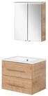 FACKELMANN Badm&ouml;bel-Set B.perfekt Badm&ouml;bel Set 3-teilig, 60 cm, Braun hell,