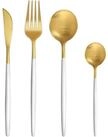 LuxusKollektion Besteck-Set Besteckset 6 Personen Messer Gabel L&ouml;ffel 24 teilig