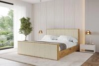 ALTDECOR Polsterbett ENZO8-Z (Polsterbett mit Bettkasten und Lattenrost,...