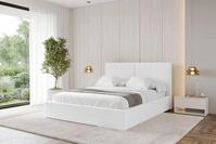 ALTDECOR Polsterbett VANTO (Polsterbett mit Bettkasten und Lattenrost, Boxbett...