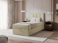 MIRJAN24 Boxspringbett Rebos Single (mit Bettkasten f&uuml;r die Bettw&auml;sche),