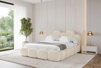 ALTDECOR Polsterbett LANA (Polsterbett mit Bettkasten und Lattenrost, Boxbett...