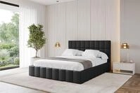 ALTDECOR Polsterbett AMEA (Polsterbett mit Bettkasten und Lattenrost, Boxbett...