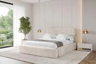 ALTDECOR Polsterbett ENORA (Polsterbett mit Bettkasten und Lattenrost, Boxbett...