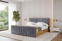 ALTDECOR Polsterbett ENZO4-Z (Polsterbett mit Bettkasten und Lattenrost,...