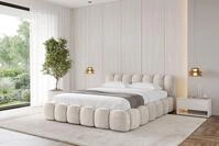 ALTDECOR Polsterbett SENA-v1 (Polsterbett mit Bettkasten und Lattenrost,...