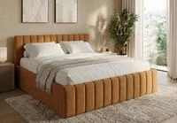 Home Collective Polsterbett Doppelbett Bett mit Lattenrost Bettgestell, viele