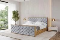 ALTDECOR Polsterbett ENZO3-Z (Polsterbett mit Bettkasten und Lattenrost,...