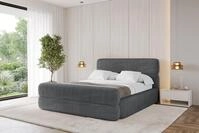 ALTDECOR Polsterbett ENORA-Z (Polsterbett mit Bettkasten und Lattenrost,...