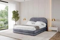 ALTDECOR Polsterbett LERIS (Polsterbett mit Bettkasten und Lattenrost, Boxbett...