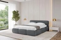 ALTDECOR Polsterbett ELVA-v1 (Polsterbett mit Bettkasten und Lattenrost,...