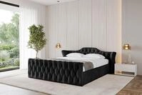 ALTDECOR Polsterbett ZORAN-Z-v1 (Polsterbett mit Bettkasten und Lattenrost,...