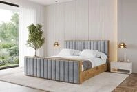 ALTDECOR Polsterbett ENZO4-Z (Polsterbett mit Bettkasten und Lattenrost,...