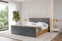 ALTDECOR Polsterbett ENZO6-Z (Polsterbett mit Bettkasten und Lattenrost,...