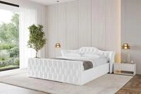 ALTDECOR Polsterbett ZORAN-Z-v1 (Polsterbett mit Bettkasten und Lattenrost,...