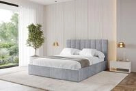 ALTDECOR Polsterbett STERA (Polsterbett mit Bettkasten und Lattenrost, Boxbett...