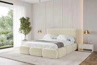 ALTDECOR Polsterbett ELVA (Polsterbett mit Bettkasten und Lattenrost, Boxbett...