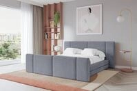 ALTDECOR Polsterbett TEVO-Z (Polsterbett mit Bettkasten und Lattenrost, Boxbett...