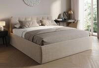 Home Collective Polsterbett Bett mit Stauraum, verstellbarem Lattenrost, viele