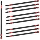 LuxusKollektion Bit-Set Schrauberbitsatz T25 150mm 10St&uuml;ck S2 Magnetisch