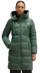 Marc O'Polo Daunenmantel mit 2-Way-Zipper und Label-Band an der Kapuze gr&uuml;n S...