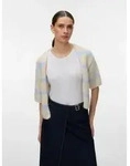 Vero Moda Strickjacke VMMAYBE 2/4 OPEN CARDIGAN NOOS Kunstfaser beige XS (34)