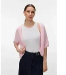 Vero Moda Strickjacke VMMAYBE 2/4 OPEN CARDIGAN NOOS Kunstfaser rosa XS (34)