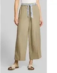 TOM TAILOR 7/8-Hose Hosen & Chino Culotte Hose mit Leinenanteil gr&uuml;n W44/L28