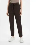 s.Oliver BLACK LABEL Stoffhose Sommerhose mit elastischem Bund braun 34