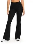 Smilodox Leggings Lithara, Leo-Muster Schlagleggings, Bootcut, f&uuml;r Gym, Yoga &
