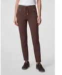 Rabe Stoffhose mit Gummizug und Kordelzug /Viskose-Stretch braun 52