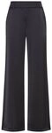 Brax 5-Pocket-Hose Style MAINE Fluid Satin: Palazzohose im Wide Leg