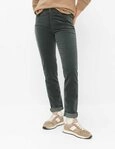 Brax 5-Pocket-Hose Style CAROLA Samt: Five-Pocket Hose im Feminine Fit
