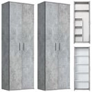 mokebo Schrank-Set Die Allzweckwaffe Mehrzweckschrank Aktenschrank Besenschrank...