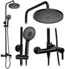 wohnwerk.idee Duschsystem Regendusche Dusche Set Regenbrause Handbrause Bad,