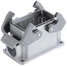Harting DIN-Stecker Titel:Han 10B EMV Sockelgeh&auml;use niedrig, 2xM25 seitlicher