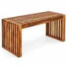 relaxdays Gartenbank Sitzbank aus Akazienholz (1-St), XL