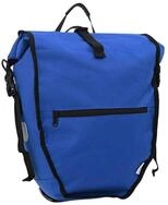 vidaXL Fahrradsattel Fahrradtasche Blau 32,5 x 17 x 57 cm Polyester (1-tlg)