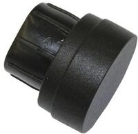 GARDINIA Gardinenstange Gardinia, Endkappe industrial home sz, schwarz