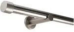 Deco-Raum Gardinenstange Kappe, &Oslash; 25 mm, 1-l&auml;ufig, k&uuml;rzbar, Wunschma&szlig;l&auml;nge,