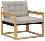 vidaXL Sofaelement Outdoor-Sofagarnitur Massives nholz und Textilene (1 St)