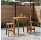 vidaXL Bartisch vidaXL Gartenbar-Tisch Natur 80 x 80,5 x 105 cm Massivholz...