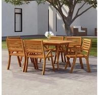 vidaXL Gartentisch vidaXL Gartentisch 150x90x75 cm Massivholz Akazie