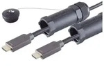 S-Conn Optisches HDMI Kabel Armored (Trittfest) 4K 20m HDMI-Kabel schwarz