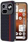 LuxusKollektion Handyh&uuml;lle Schutzh&uuml;lle Nothing Phone 4a Pro Rot/Schwarz
