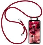 moex Handykette f&uuml;r LG G8 ThinQ H&uuml;lle mit Band Free Spirit Rot 6,1 Zoll,