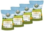 Bellfor Hundesnack Trockenfleisch 4er Mix: Ente, Truthahn, Huhn, Reh, 400g,...
